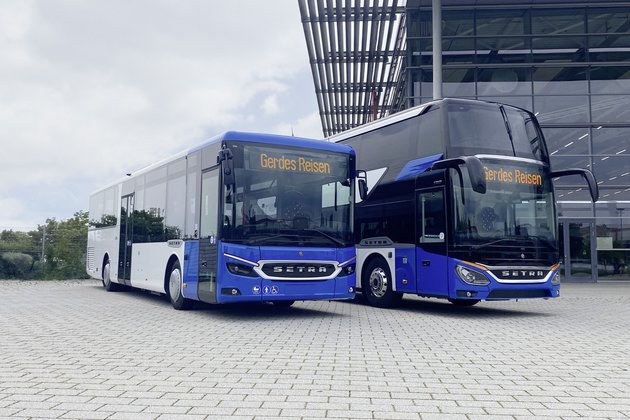 Setra buses with major orders from Germany
