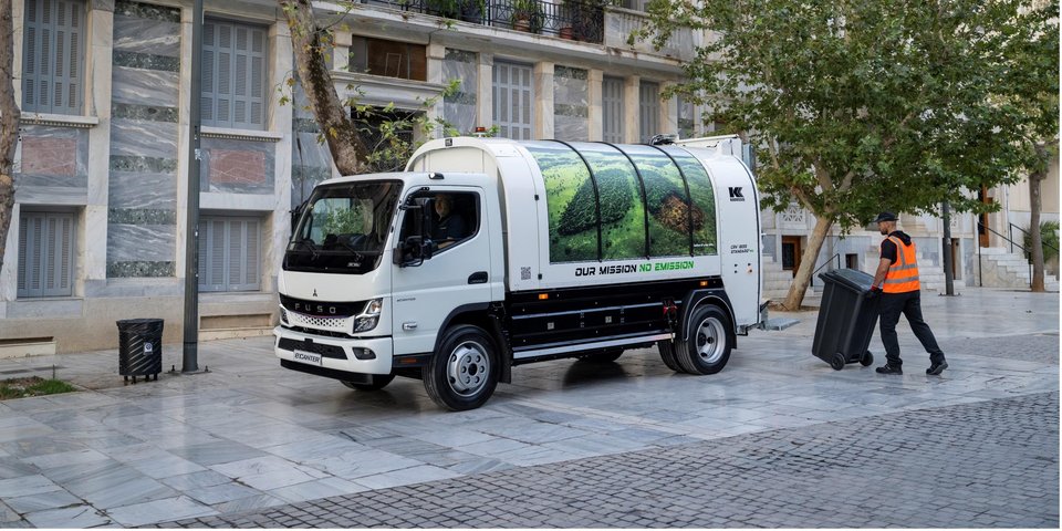 FUSO eCanter waste collection